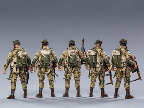 Вторая мировая война набор 5 фигурок Воздушно-десантной дивизии армии США