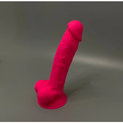 Фаллоимитатор с двойной плотностью Model 1 от SILEXD ярко-розовый (20,5*4,5 см)