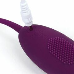 Фиолетовое виброяйцо «Оки-Чпоки» с пультом ДУ - 
