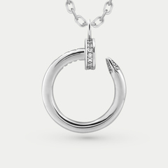 Подвеска золотая с фианитами