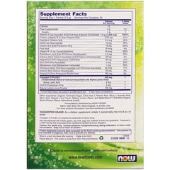 Now Foods, Effer-C, шипучий напиток, лимон-лайм, 30 пакетиков, (7,5 г) каждый