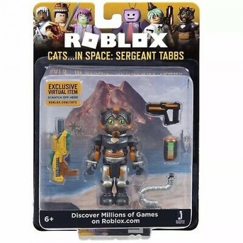 Игровая коллекционная фигурка Jazwares Roblox Core Figures Cats...IN SPACE: Sergeant Tabbs W5