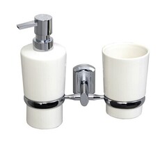 WasserKRAFT K-28189 Держатель стакана и дозатора фото