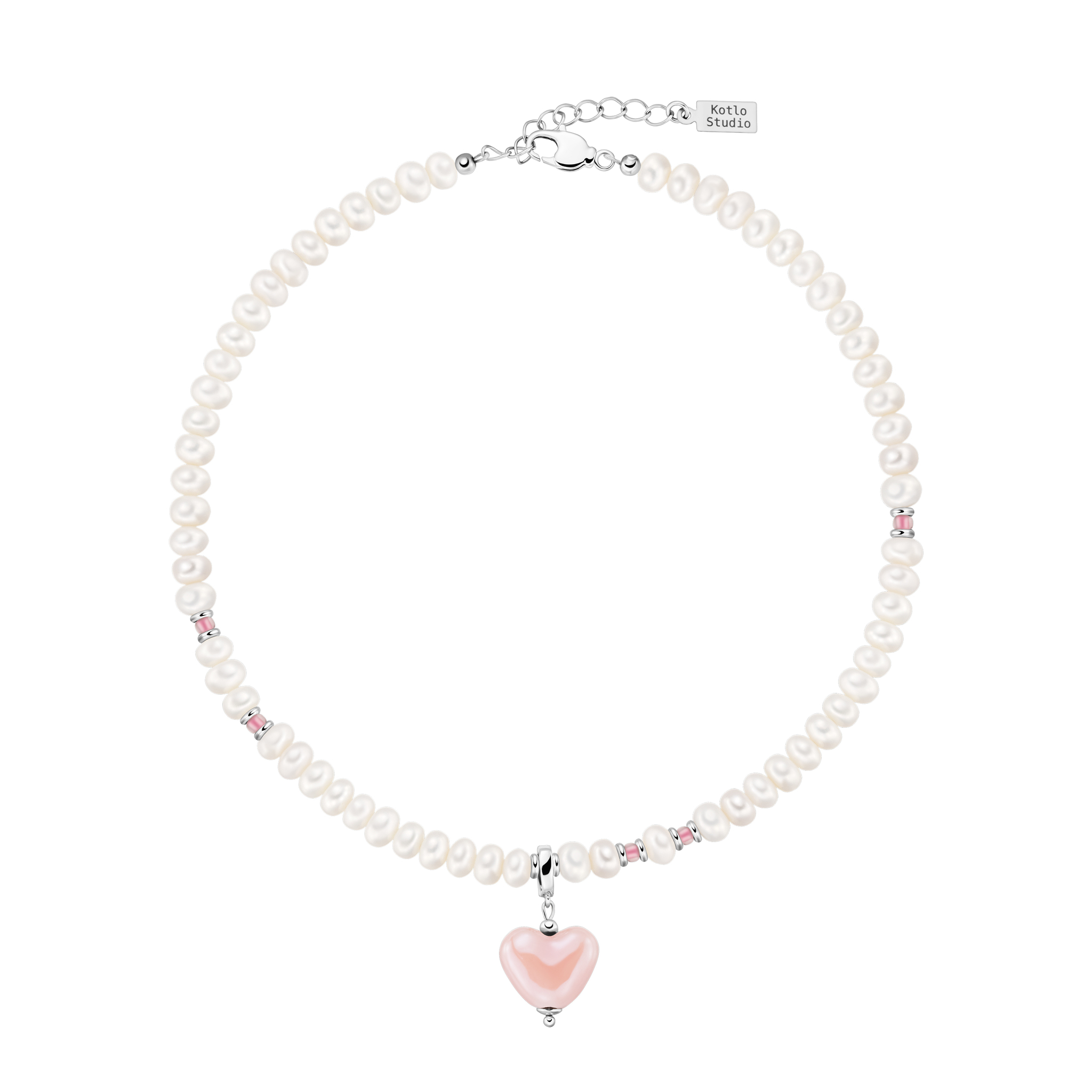 Чокер Little Heart Pink Choker