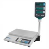 Весы торговые настольные CAS AP-1 (6EX), RS232, 6кг, 1/2гр, 220x340, память на 200 товаров, с поверкой, со стойкой
