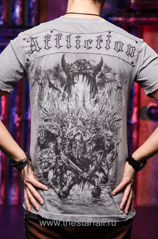 Affliction | Футболка мужская Hord Tee A512 перед