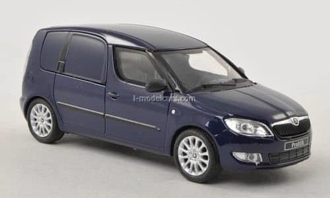 Skoda Praktik van 2013 blue Pacific Abrex 1:43