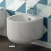 ArtCeram GIB001 01 00bi*1 /Hidra Gio Evolution Биде подвесное 37х55 см, с креплением, с 1 отв под смеситель, цвет белый