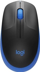 Мышь беспроводная Logitech M190, 1000dpi, черный-синий, Retail, радиоканал, AA (910-005925)