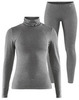 Комплект термобелья Craft Essential Warm High Neck Grey женский