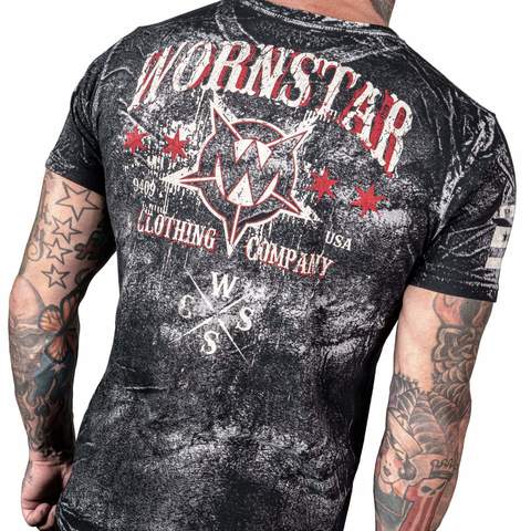 Wornstar | Футболка мужская DEATH MECHANIC TEE W015 принт на спине