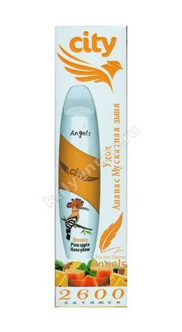 City Angels Hoopoe Ананас Мускатная Дыня 2600 затяжек