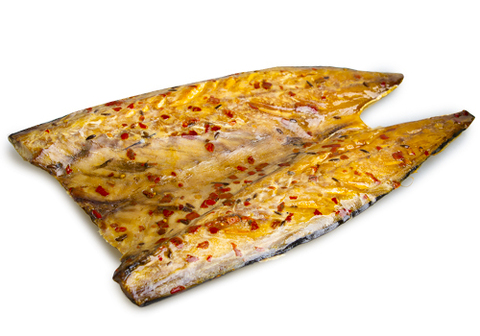 Скумбрия бабочка горячего копчения, филе~300г