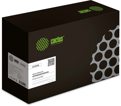 Картридж лазерный Cactus CS-CF322A CF322A желтый (16500стр.) для HP CLJ M680