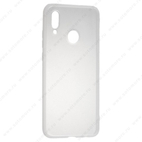 Накладка силиконовая ультра-тонкая для Huawei P Smart 2019 прозрачная