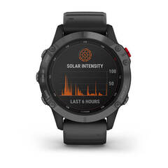 Мультиспортивные часы Garmin Fenix 6 Pro Solar Slate Gray with Black band