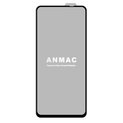 Защитное стекло 2.5D 9H Full Cover Anmac для Huawei P Smart 2021 (Черная рамка)