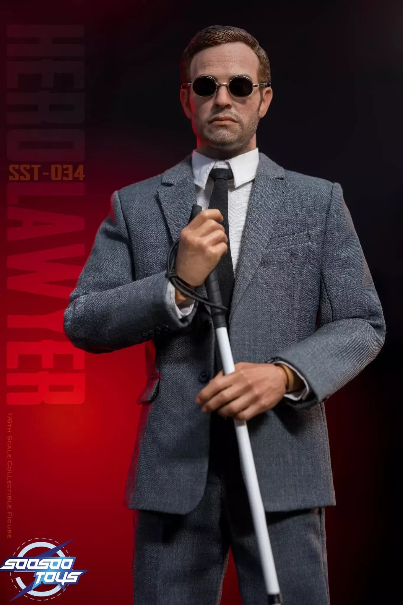 Soosootoys Hero Lawyer 2.0 デアデビル Фигурка SooSoo Toys: Hero Lawyer 2.0 (Daredevil Matt Mudrock