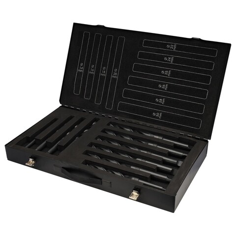 Набор сверл по металлу 14-30мм 10шт DIN345 HSS 118° (к/х - хв.) H-Tools PRO 204002HT