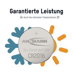 Батарейка CR 2016 ANSMANN 3V (Premium)