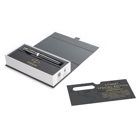 Ручка перьевая Parker Sonnet, Black CT, F (2054822)