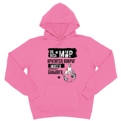 Толстовка "Мир крутится вокруг американского Бульдога"