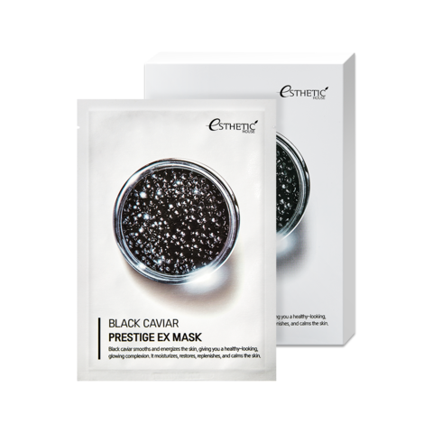 Esthetic House Маска тканевая для лица черная икра - Black caviar prestige ex mask, 25 мл