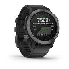 Мультиспортивные часы Garmin Fenix 6 Pro Solar Slate Gray with Black band