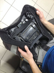 3d-сетка на сиденье мотоцикла, 70*40