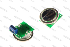 Кнопка (кнопочный модуль) ВКЛ13А-7-4И "17 этаж", круглая, с кодом Брайля