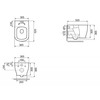 BelBagno BB10150CH/BB10150SC Унитаз подвесной безободковый BelBagno PRADO BB10150CH/BB10150SC