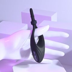 Черное эрекционное вибролассо Perfect Fit - 