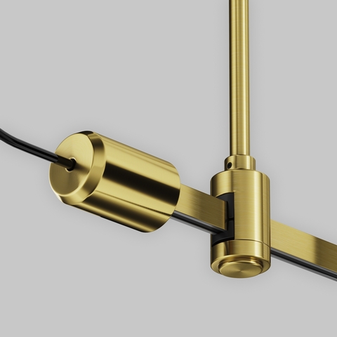 Комплектующие для систем освещения с токоведущими элементами Maytoni Accessories for tracks flarity TRA154C-SB1-BS