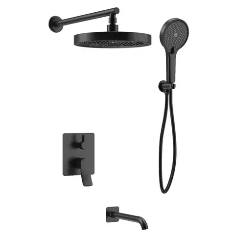 Душевая система встраиваемая HAIBA HB80553-7 черный