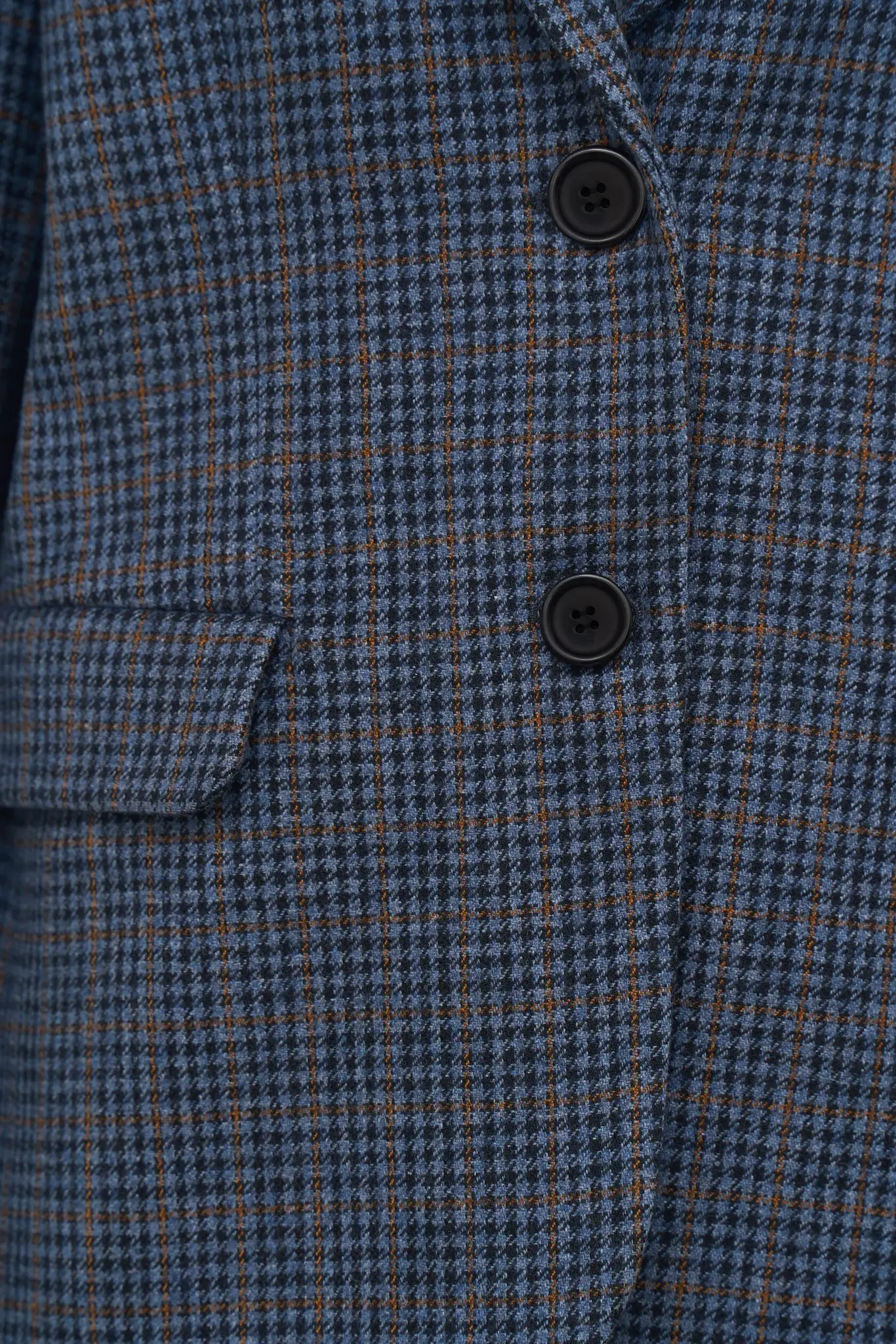 Жакет в клетку, Синий