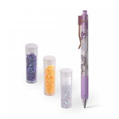 
          Клей - ручка с блёстками Alingar, "Magic", сиреневый грип, автоматич., силикатный клей, блестки сердечки (бел.,оранж.,фиолет.), пластик. уп., европодв