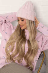 Шапка двухслойная Зимние деньки (нежно-розовая) Ш22-4М LT Collection