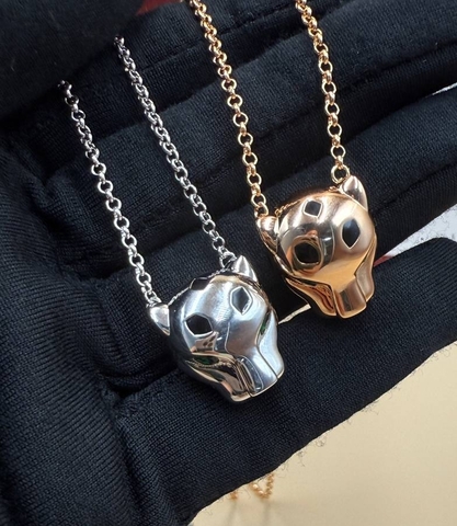 Колье цепочка с подвеской голова ПАНТЕРЫ коллекция PANTHERE VGOLD