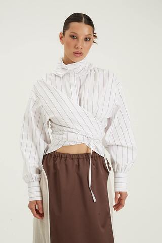 Рубашка Фрея страйп TIMBARY