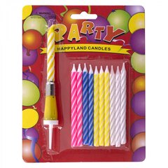 
          Набор свечей для торта Alingar, 14 см, 9 см - 10 шт.+ музыкальная 1 шт. - 14 см