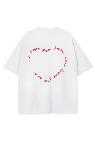 «Heart» Футболка унисекс с вышивкой сердце.