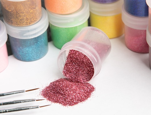 Блестки декоративные «Пыльная роза» 10 гр