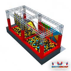 Детский ниндзя парк «Шаг Ниндзя», 6×3×3 м