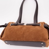 Сумка Саломея 2032 эко-замша миндаль