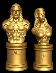 Силиконовый молд Шахматная фигура № 1 