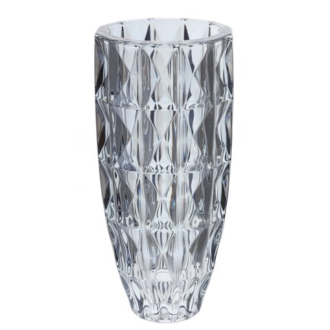 Ваза стеклянная (Высота 28 см) - Серый - купить