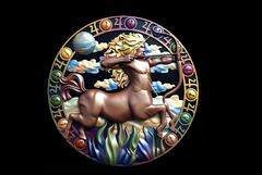 Силиконовый молд Знак зодиака Стрелец 3 см