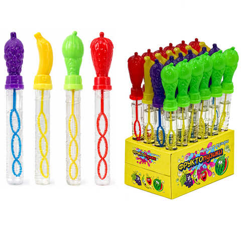 Мыльные пузыри Фруктопузики 1кор*8бл*24шт, 45мл