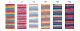 Пряжа Lana Grossa Meilenweit 100 Cosy Socks Multi Stripes 153