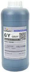 Чернила DCTec iPF6400/iPF8400 Gray (Gy) 1000мл пигмент (серия 193540)